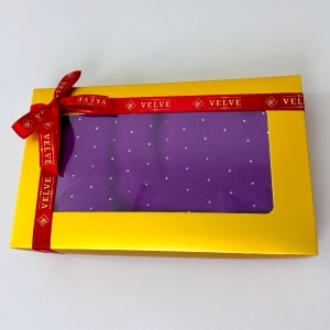 Esarfa Cashmere Sparkle, pentru femei, in cutie cadou, Mov - Img 2