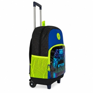 Ghiozdan troller gaming pentru baieti, 45 x 32 x 16,5 cm, albastru - Img 4