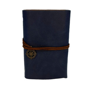 Jurnal Vintage pentru calatorii, bleumarin