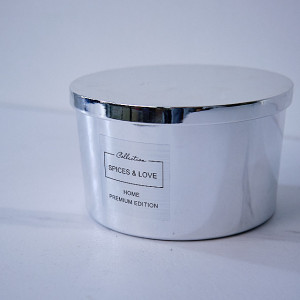 Lumanare parfumata Aromatherapy, silver
