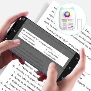 Mini imprimanta foto portabila Bluetooth, termica, 203 DPI, baterie 1000mAh, pentru poze, stickere si notite - Img 4
