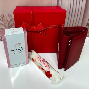 Pachet Epso pentru femei, cu parfum, raffaello si portofel