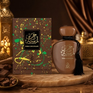 Parfum arabesc, Apa de parfum Arabiyat Prestige Lamsat Harir Dubai Chocolate, Unisex, 100 ml - Img 3