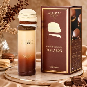 Parfum arabesc, Apa de parfum Arabiyat Sugar Caramel Chocolate Macaron, Unisex, 100 ml - Img 2