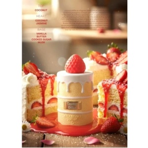 Parfum arabesc, Apa de parfum Arabiyat Sugar Coconut Chiffon, Unisex, 100 ml - Img 3