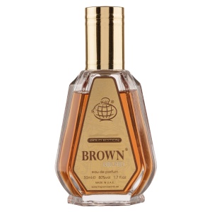 Parfum arabesc, Apa de Parfum Brown Orchid Gold Edition, Fragrance World, Unisex - 50ml