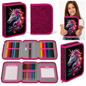 Penar echipat Unicorn Neon, 1 fermoar, 2 extensii, 32 piese - Img 2