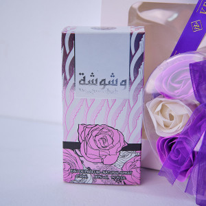 Set Arabian Love, cu parfum Washwashah, trandafiri de sapun si esarfa