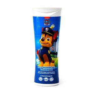 Set complet pentru baieti Chase Paw Patrol, jucarie de plus, gel de dus 2in1, selectie de dulciuri, in ambalaj premium cu funda - Img 4
