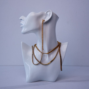 Suport in forma de bust pentru accesorii, Alb 4