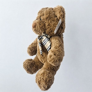 Ursulet de plus cu fundita, maro, 35 cm - Img 6