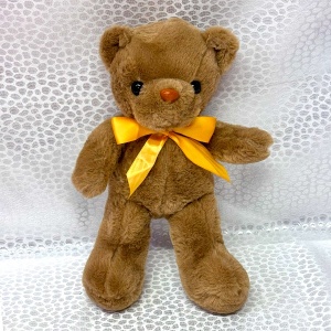 Ursulet de plus Kiwi, Inaltime 30 cm, Maro