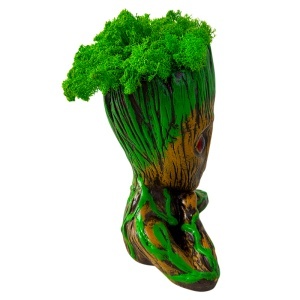 Vaza Decorativa Groot, din ceramica, cu licheni stabilizati, 22cm - Img 2