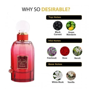 Apa de Parfum Nusuk Zahra, Femei, 85 ml - Img 3
