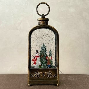 Ornament cu peisaj de iarna pentru casa