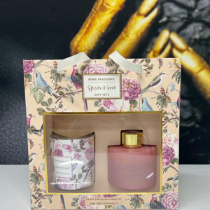 GiftSet Spices and Love, Difuzor de arome cu lumânare parfumata