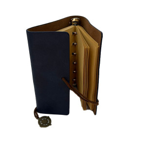 Jurnal Vintage pentru calatorii, bleumarin
