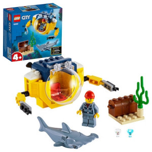 LEGO City - Minisubmarin oceanic 60263, 41 piese