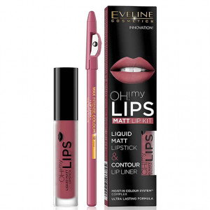 Pachet goldishold pentru femei, paleta de farduri Eveline, Rimel Big Volume Eveline, Apa micelara Eveline, Kit de buze si cutiuta turcoaz cu sase trandafiri