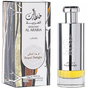 Parfum arabesc, Apa de Parfum Khaltaat Al Arabia Silver, Lattafa, Barbati - 100ml