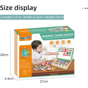 Puzzle Magnetic Pentru Recunoașterea Drapelului Național - Img 2