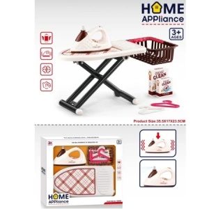 Set masa de calcat pentru copii cu fier si accesorii, jucarie interactiva 3+ ani