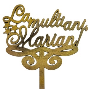 Topper " La multi ani, Marian!"