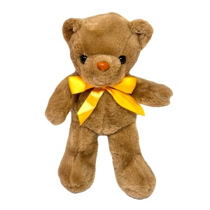 Ursulet de plus Kiwi, Inaltime 30 cm, Maro