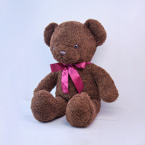 Ursulet de plus Mr. Bean, Inaltime 60 cm, Maro
