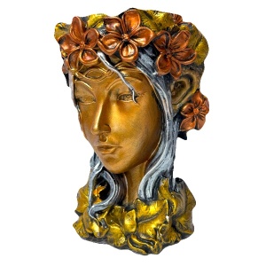 Vaza Venus Flower Lady, Vintage, 33cm - Img 5