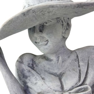 Vaza Venus Lady M, 21cm, Gri Vintage - Img 3