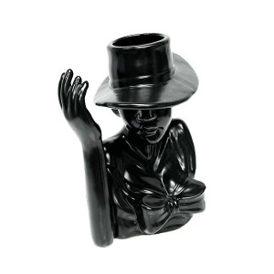 Vaza Venus Lady M, negru