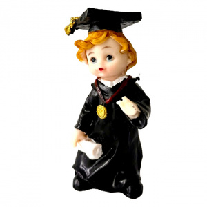 Figurina din rasina, absolvent cu diploma 11 cm, - Img 4