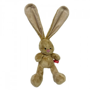 Iepuras de plus Easter Riko, cu urechi lungi, inaltime 25cm, Bej