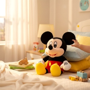Jucarie de plus Mickey pentru copii, inaltime 30 cm - Img 2
