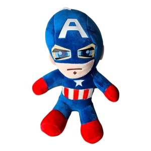 Jucarie de plus supererou Captain America pentru copii, inaltime 28 cm