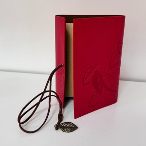 Jurnal Vintage pentru calatorii, in cutie, cu snur, Rosu - Img 4