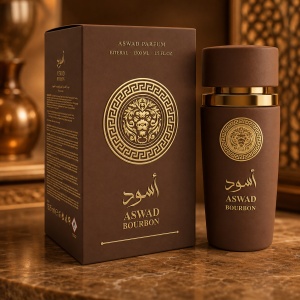 Parfum arabesc, Apa de parfum Al Fakhr Perfumes Aswad Bourbon, Unisex, 100 ml - Img 2