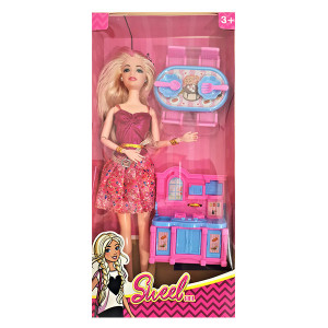 Set 3 Papusi Suell cu accesorii