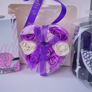 Set Arabian Love, cu parfum Washwashah, trandafiri de sapun si esarfa