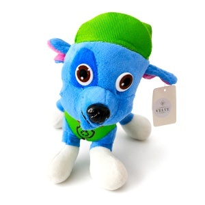 Set complet pentru baieti Chase Paw Patrol, jucarie de plus, gel de dus 2in1, selectie de dulciuri, in ambalaj premium cu funda - Img 8