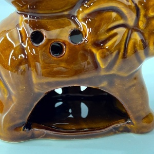 Suport ceramic pentru aromaterapie in forma de elefant, cu vas adanc pentru uleiuri esentiale si cutie premium - Img 5