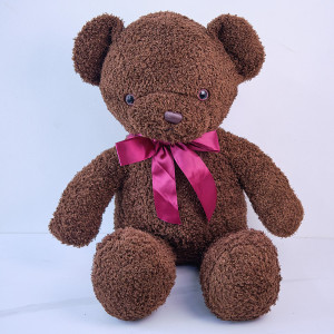 Ursulet de plus Mr. Bean, Inaltime 60 cm, Maro