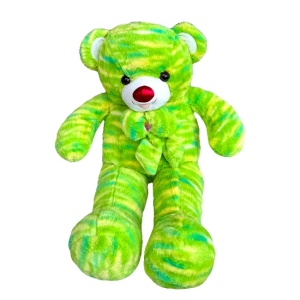 Ursulet de plus Noble, cu papion, Inaltime 74 cm, Verde