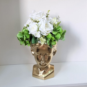 Vaza Venus Wanted Power gold, Inaltime 25 cm
