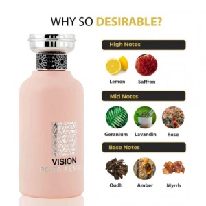 Apa de Parfum Nusuk Vision Pour Femme, Femei, 100ml - Img 3