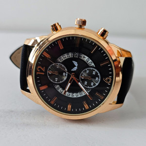 Ceas sport barbatesc Ulysses ZETA, cu quartz si cadran din otel inoxidabil, in cutie eleganta, imprimata cu logo  2