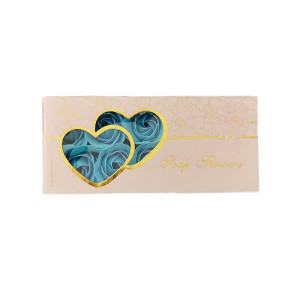 Cutie cadou 2Hearts cu 10 trandafiri de sapun