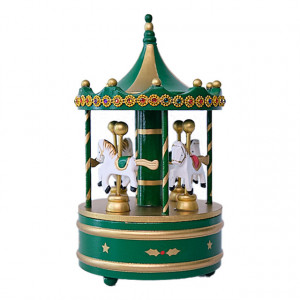 Decoratiune tip Caruselul Muzical „Carnavalul Bucuriei”, Verde
