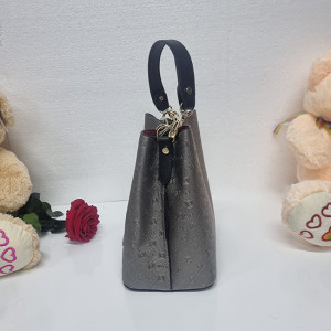 Geanta casual Silver&Polo, cu doua compartimente si curea pentru umar, Argintiu1